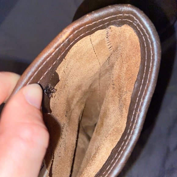 Mid calf brown Frye boots - Picture 5 of 8